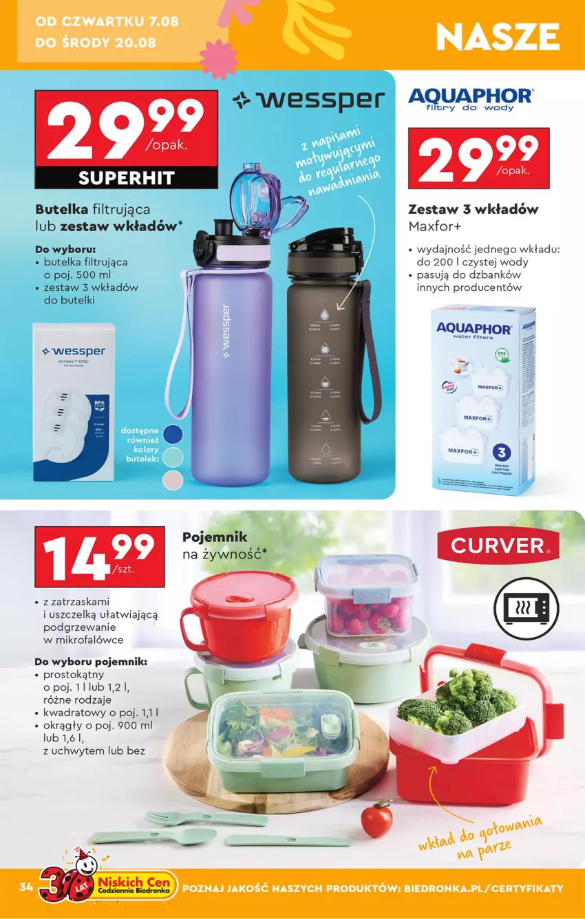 Gazetka promocyjna Biedronka - Okazje Tygodnia - ważna 04.08 do 16.08.2025 - strona 40 - produkty: Aquaphor, Fa, Karp, Pojemnik