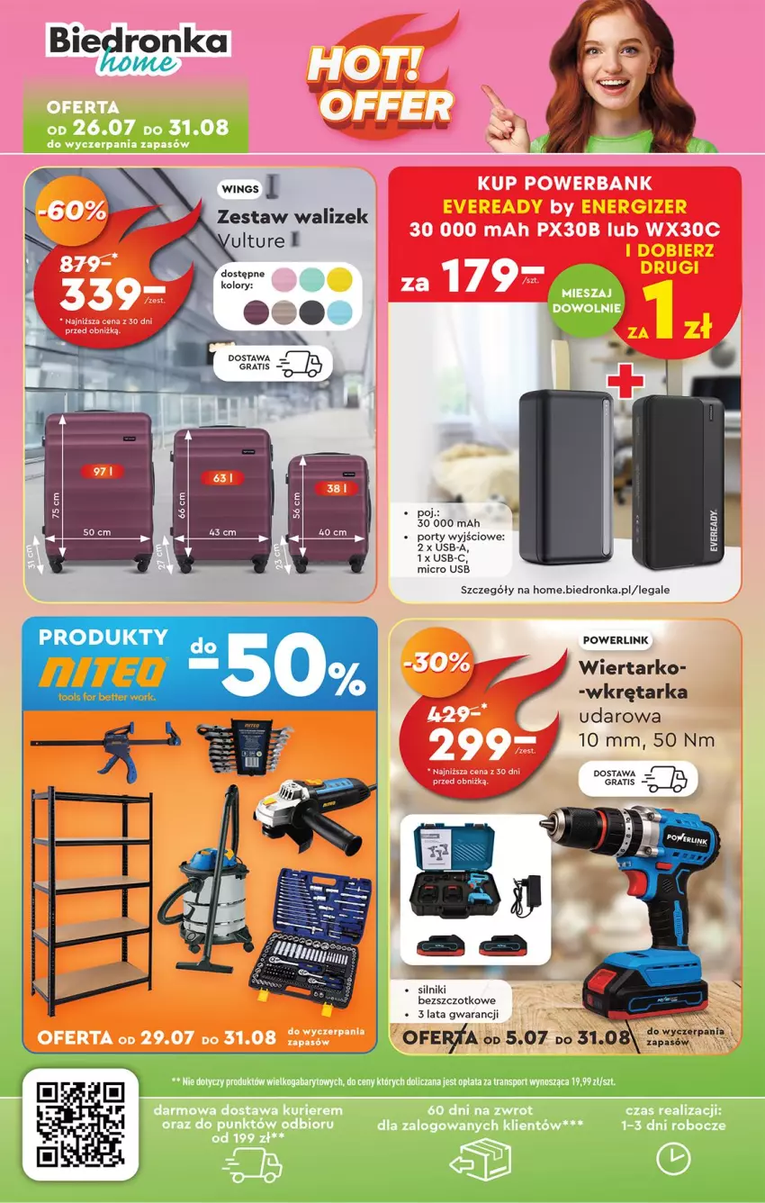 Gazetka promocyjna Biedronka - Okazje Tygodnia - ważna 04.08 do 16.08.2025 - strona 52 - produkty: Gra, Por, Sport, Tran, Wkręt