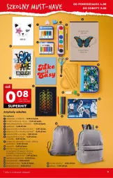 Gazetka promocyjna Biedronka - Okazje Tygodnia - Gazetka - ważna od 16.08 do 16.08.2025 - strona 7 - produkty: Noż, Nożyczki, Długopis, Flamastry, Piórnik, Plecak, Plastelina, Fa