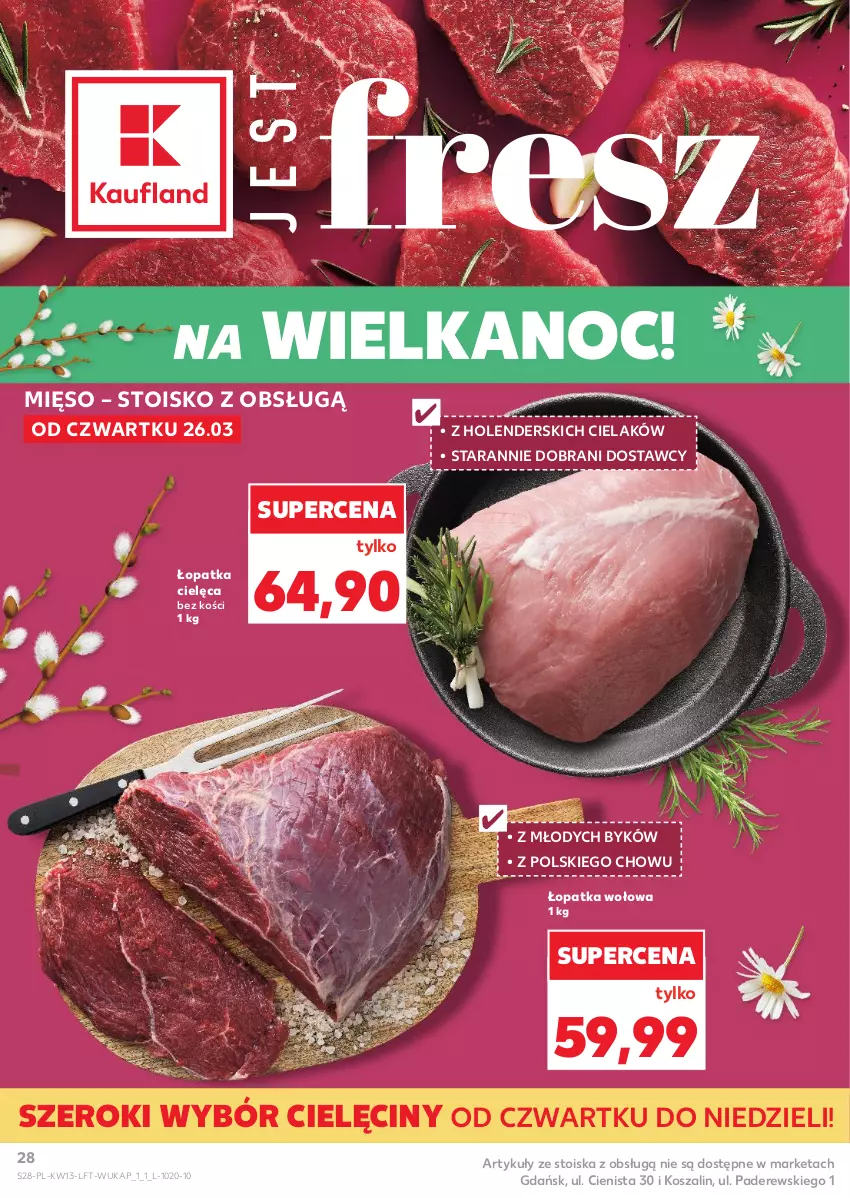 Gazetka promocyjna Kaufland - Gazetka tygodnia - ważna 26.03 do 31.03.2026 - strona 28 - produkty: Kosz, Mięso, Szal