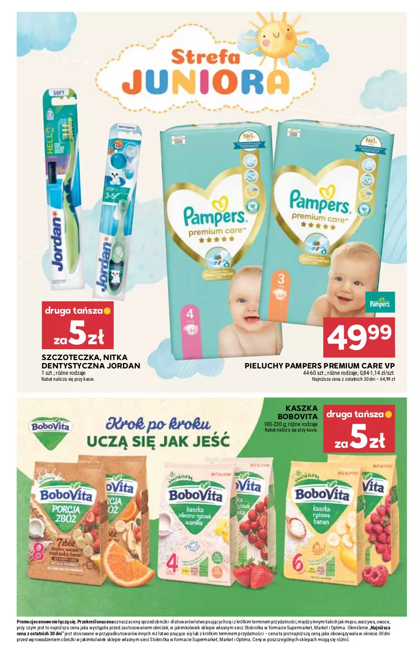 Gazetka promocyjna Stokrotka - Supermarket - ważna 02.07 do 08.07.2026 - strona 39 - produkty: BoboVita, Mięso, Optima, Owoce, Pampers, Pieluchy, Szczoteczka, Warzywa