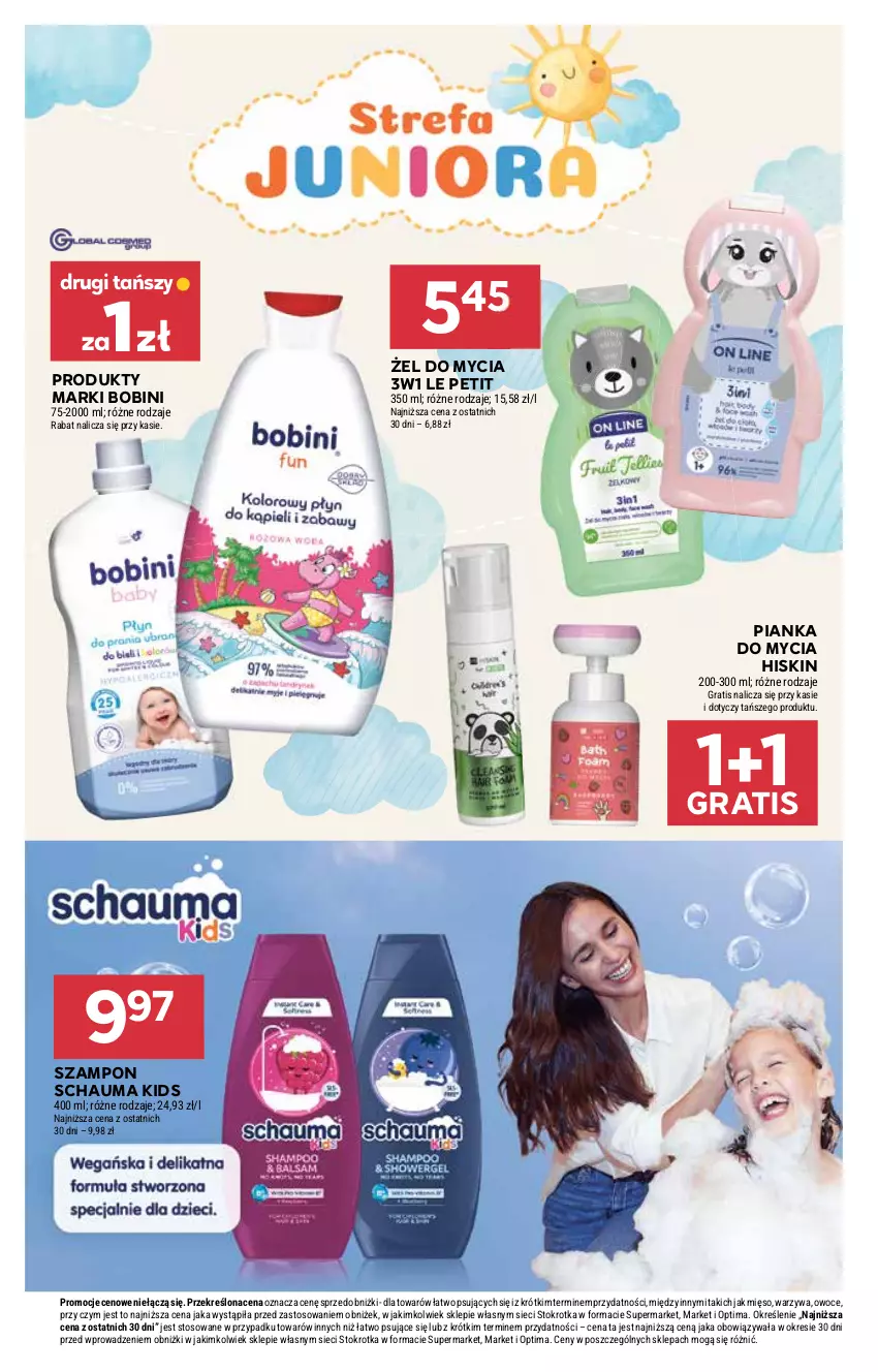 Gazetka promocyjna Stokrotka - Supermarket - ważna 02.07 do 08.07.2026 - strona 40 - produkty: Gra, Mięso, Optima, Owoce, Schauma, Szampon, Warzywa