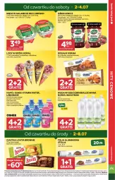 Gazetka promocyjna Stokrotka - Supermarket - Gazetka - ważna od 08.07 do 08.07.2026 - strona 5 - produkty: Ciastka, Warzywa, Sok, Mus, Gra, Mięso w galarecie, Dżem, Lody, Lovi, Optima, Rogal, Oshee, Owoce, Woda, Gala, Kakao, Napój, Brownie, Mięso, Folia aluminiowa