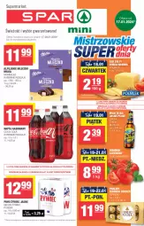 Gazetka promocyjna Spar - Spar-Mini - Gazetka - ważna od 24.01 do 24.01.2024 - strona 1 - produkty: Piwo, Coca-Cola, Mleczko, Napój gazowany, Napój, Milka