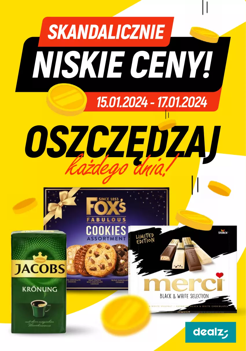 Gazetka promocyjna Dealz - Oszczędzaj każdego dnia! - ważna 15.01 do 17.01.2024 - strona 1