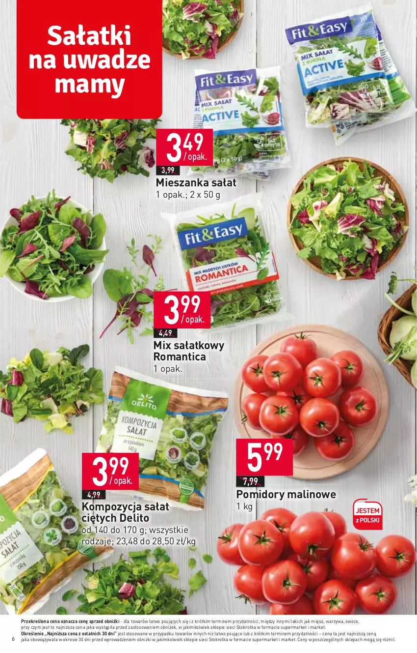 Gazetka promocyjna Stokrotka - Market - ważna 19.10 do 25.10.2023 - strona 10 - produkty: Mięso, Mieszanka sałat, Owoce, Pomidory, Sałat, Warzywa