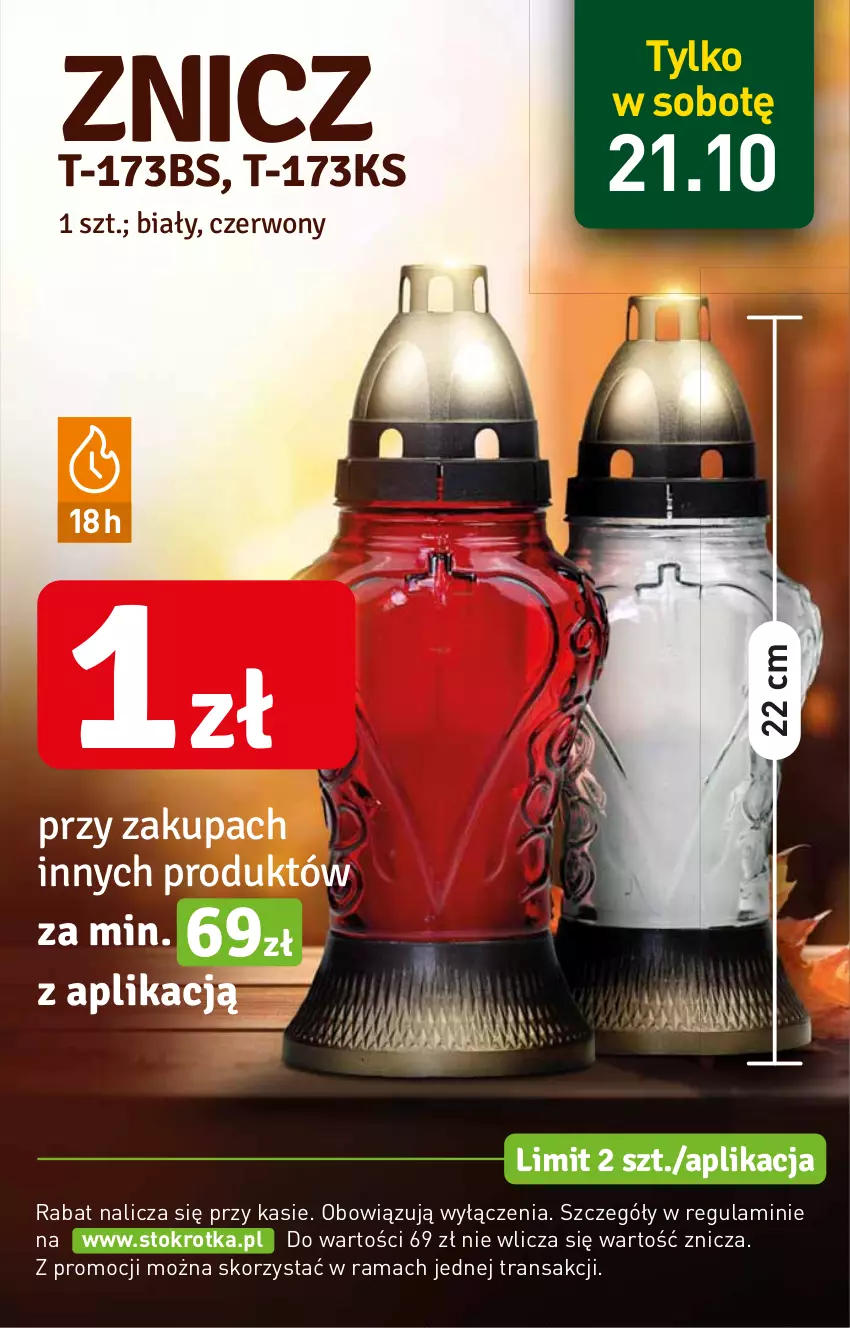 Gazetka promocyjna Stokrotka - Market - ważna 19.10 do 25.10.2023 - strona 2 - produkty: Rama, Tran, Znicz