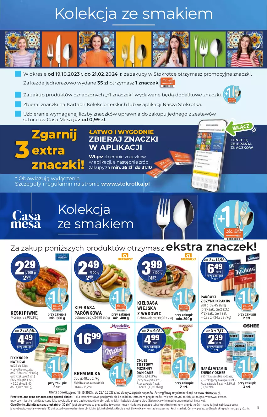 Gazetka promocyjna Stokrotka - Market - ważna 19.10 do 25.10.2023 - strona 7 - produkty: Mięso, Owoce, Warzywa