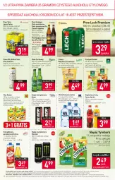 Gazetka promocyjna Stokrotka - Market - Gazetka - ważna od 25.10 do 25.10.2023 - strona 15 - produkty: Piwa, Piwo, Książęce, Nałęczowianka, Warzywa, Sok, Por, Mus, Gra, Napój energetyczny, Chipsy, Coca-Cola, Tatra, Lack, Sok jabłkowy, Carlsberg, Przysnacki, Tymbark, Fanta, Owoce, Kubuś, Dozownik, Woda, Sprite, Napój, Mięso, Lech Premium, Hortex, Fa