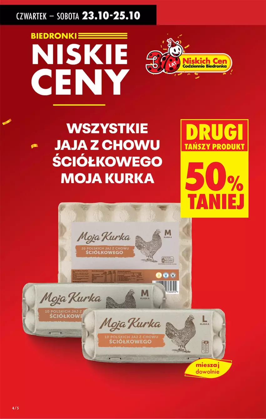 Gazetka promocyjna Biedronka - Od Czwartku - ważna 23.10 do 29.10.2025 - strona 14 - produkty: Jaja