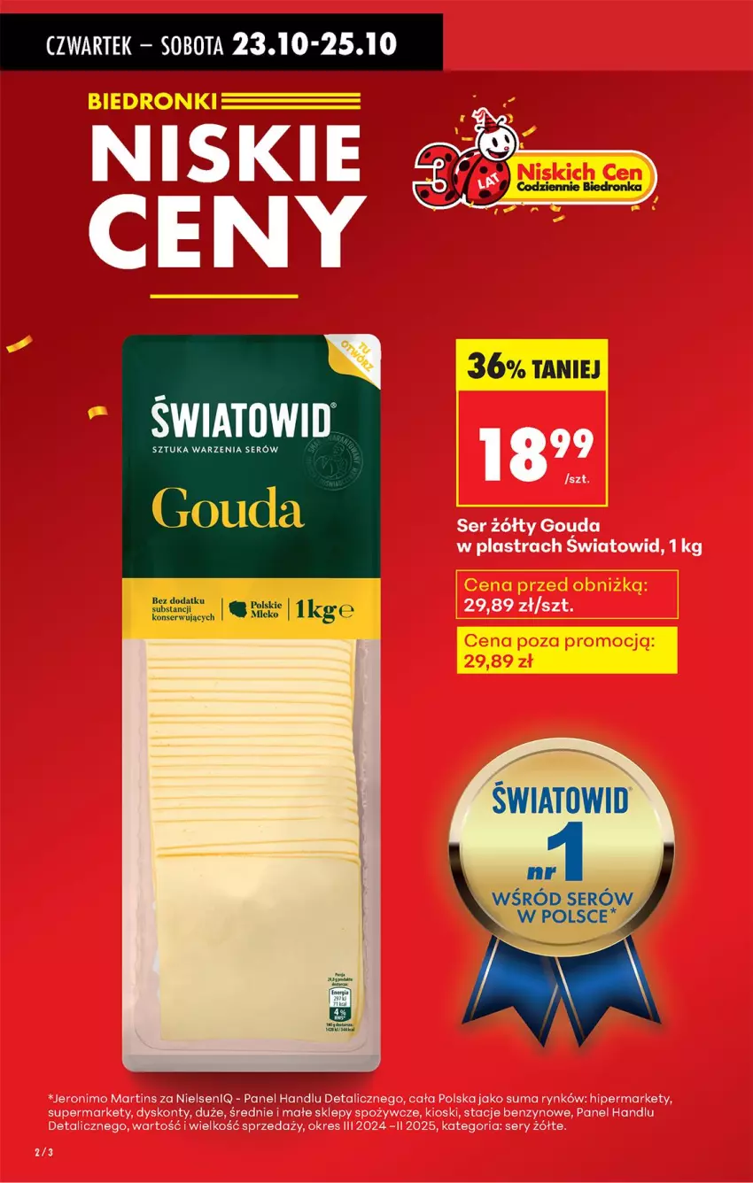 Gazetka promocyjna Biedronka - Od Czwartku - ważna 23.10 do 29.10.2025 - strona 2 - produkty: Gouda, Ser