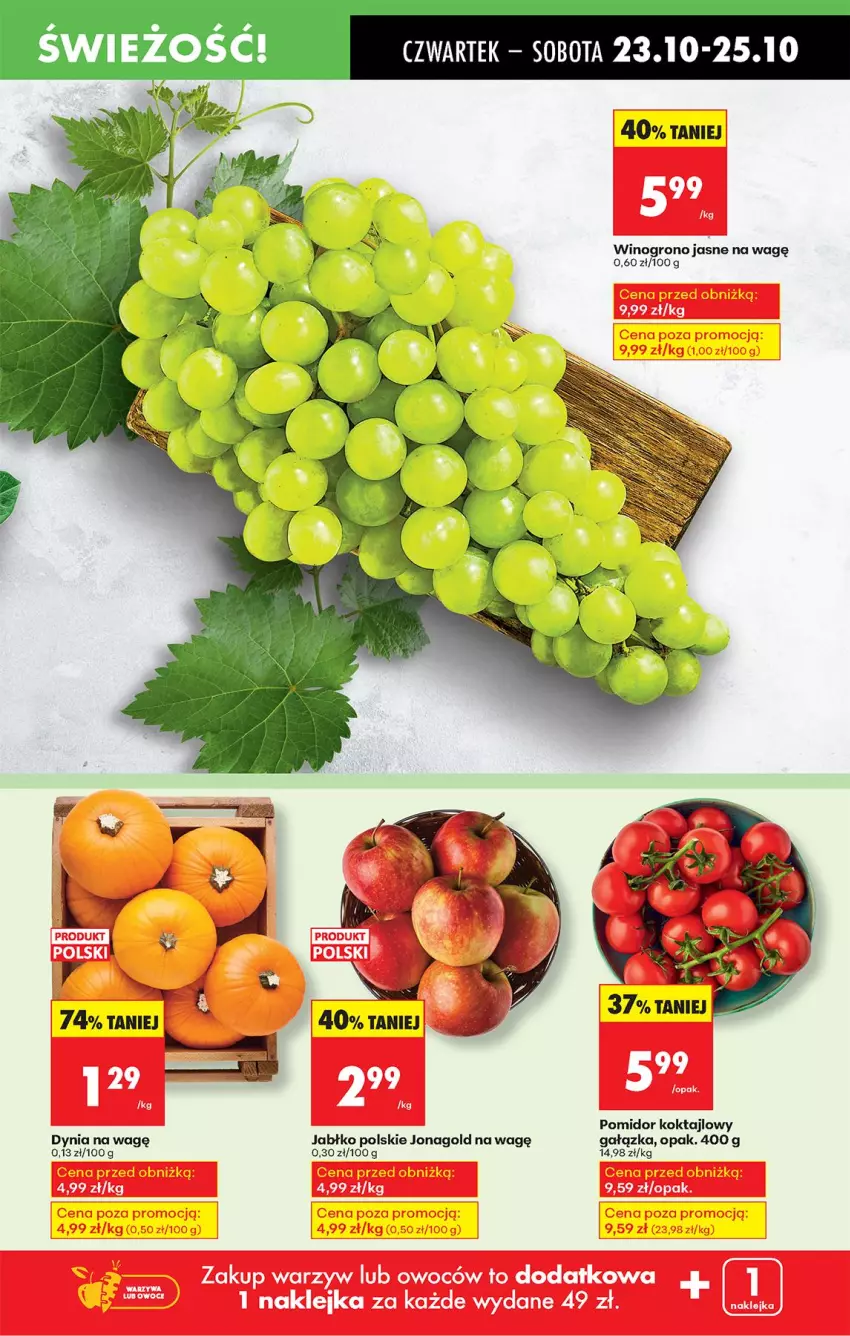 Gazetka promocyjna Biedronka - Od Czwartku - ważna 23.10 do 29.10.2025 - strona 23 - produkty: Jonagold, Wino