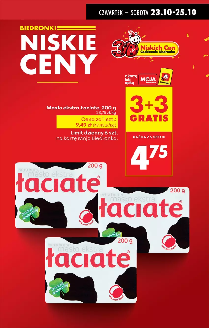 Gazetka promocyjna Biedronka - Od Czwartku - ważna 23.10 do 29.10.2025 - strona 3 - produkty: Masło