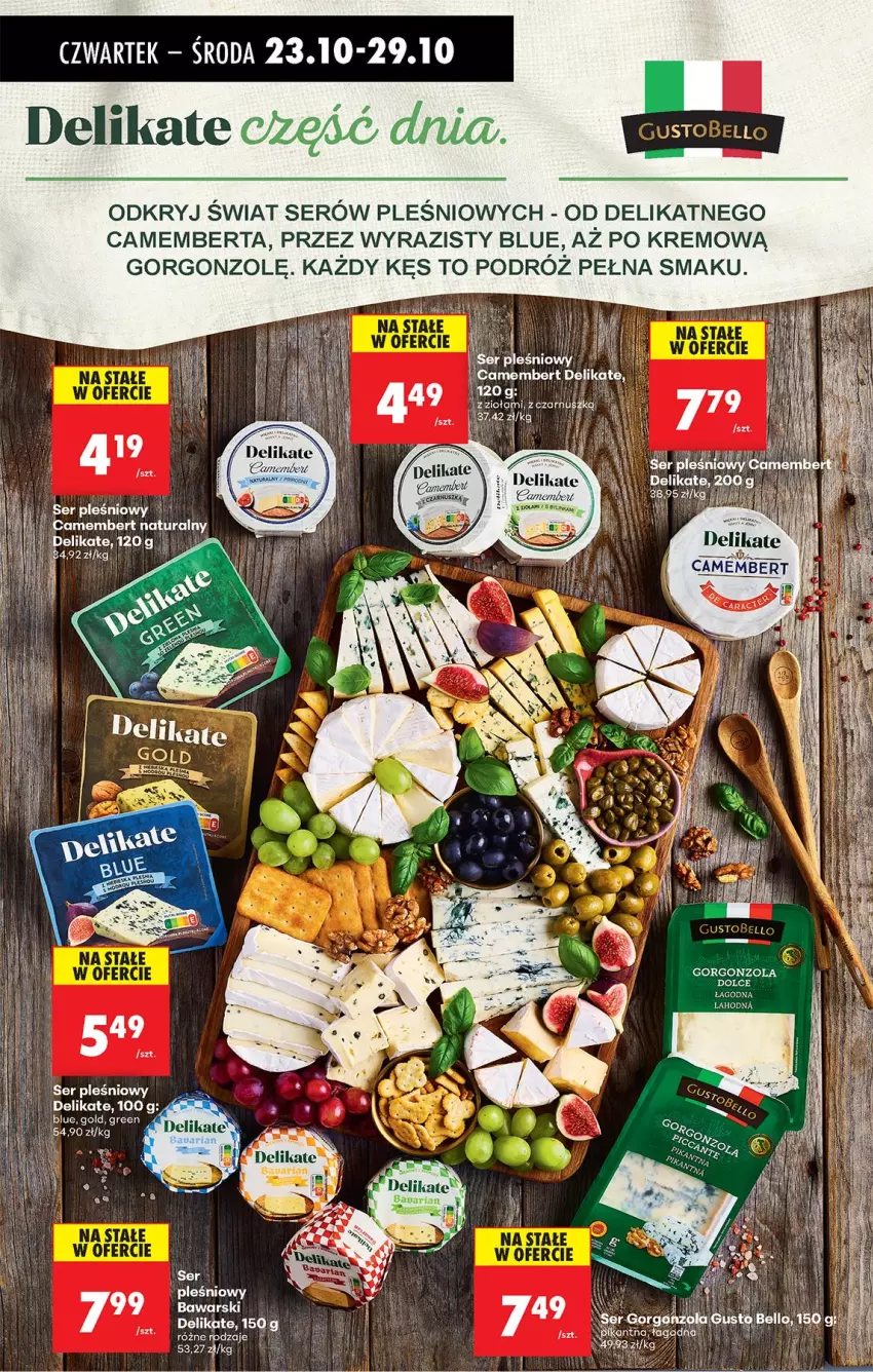 Gazetka promocyjna Biedronka - Od Czwartku - ważna 23.10 do 29.10.2025 - strona 41 - produkty: Camembert, Fa, Gorgonzola, Ser, Ser pleśniowy