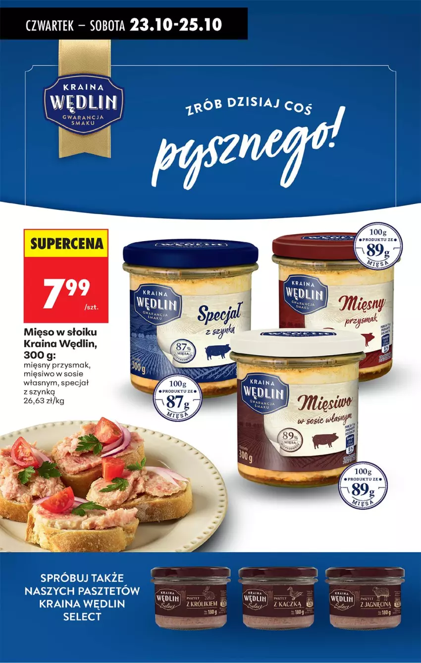 Gazetka promocyjna Biedronka - Od Czwartku - ważna 23.10 do 29.10.2025 - strona 48 - produkty: Mięso, Mięso w słoiku, Pasztet, Sos