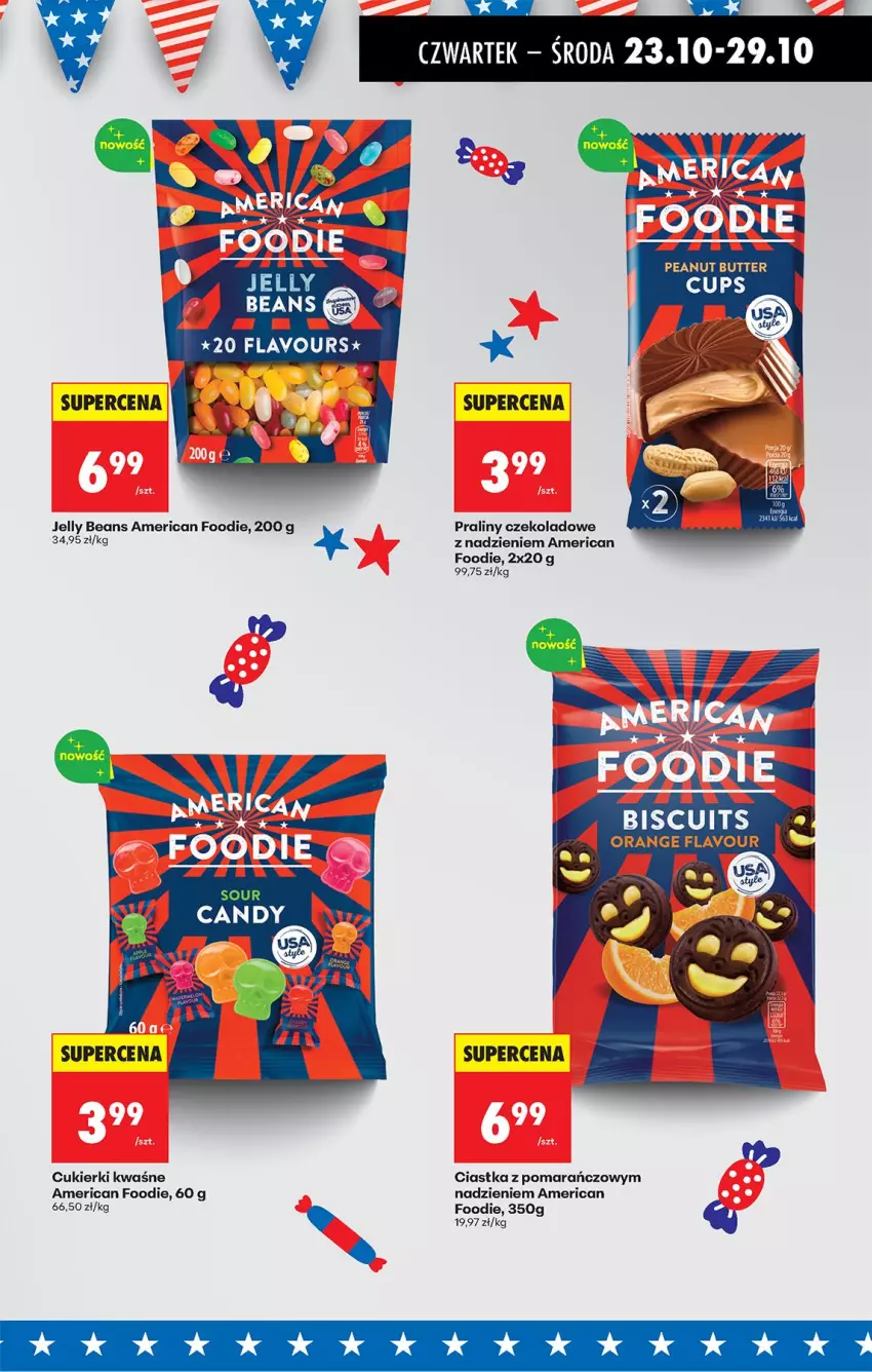 Gazetka promocyjna Biedronka - Od Czwartku - ważna 23.10 do 29.10.2025 - strona 53 - produkty: Ciastka, Cukier, Cukierki, Jelly beans, Praliny