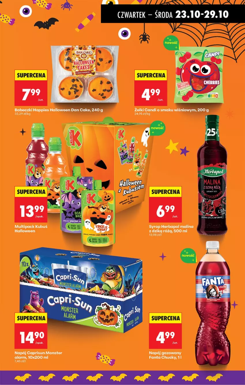Gazetka promocyjna Biedronka - Od Czwartku - ważna 23.10 do 29.10.2025 - strona 57 - produkty: Fa, Fanta, Herbapol, Kubuś, Napój, Napój gazowany, Syrop