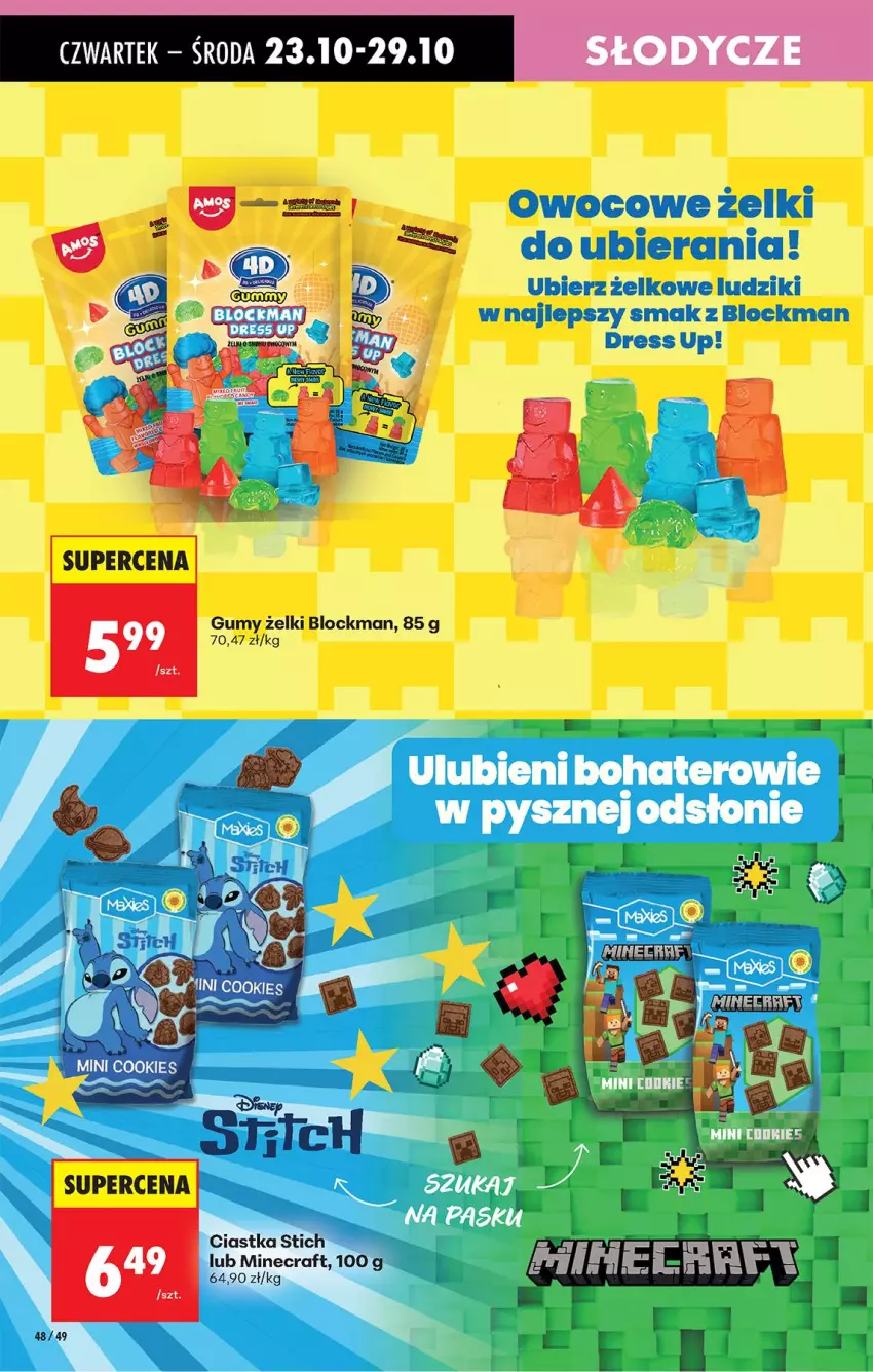 Gazetka promocyjna Biedronka - Od Czwartku - ważna 23.10 do 29.10.2025 - strona 62 - produkty: Ciastka, Dres, Minecraft