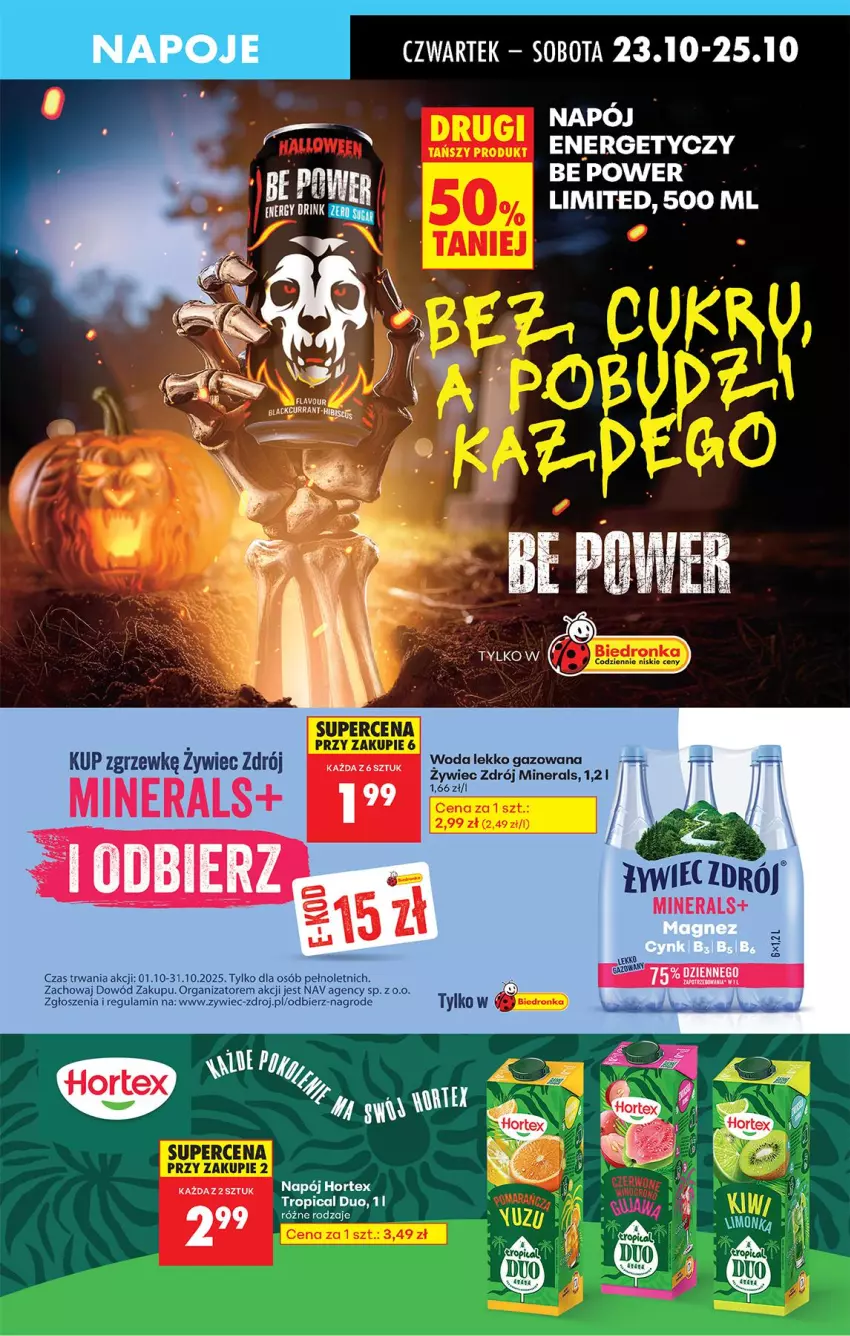 Gazetka promocyjna Biedronka - Od Czwartku - ważna 23.10 do 29.10.2025 - strona 77 - produkty: Hortex, Klej, Lack, Napój, Tropical, Woda