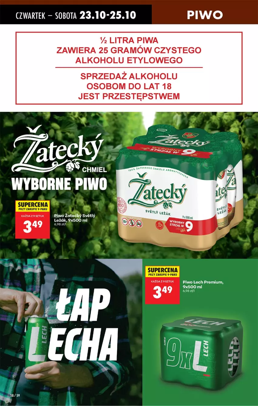 Gazetka promocyjna Biedronka - Od Czwartku - ważna 23.10 do 29.10.2025 - strona 78 - produkty: Gra, Lech Premium, Piwa, Piwo, Sejf