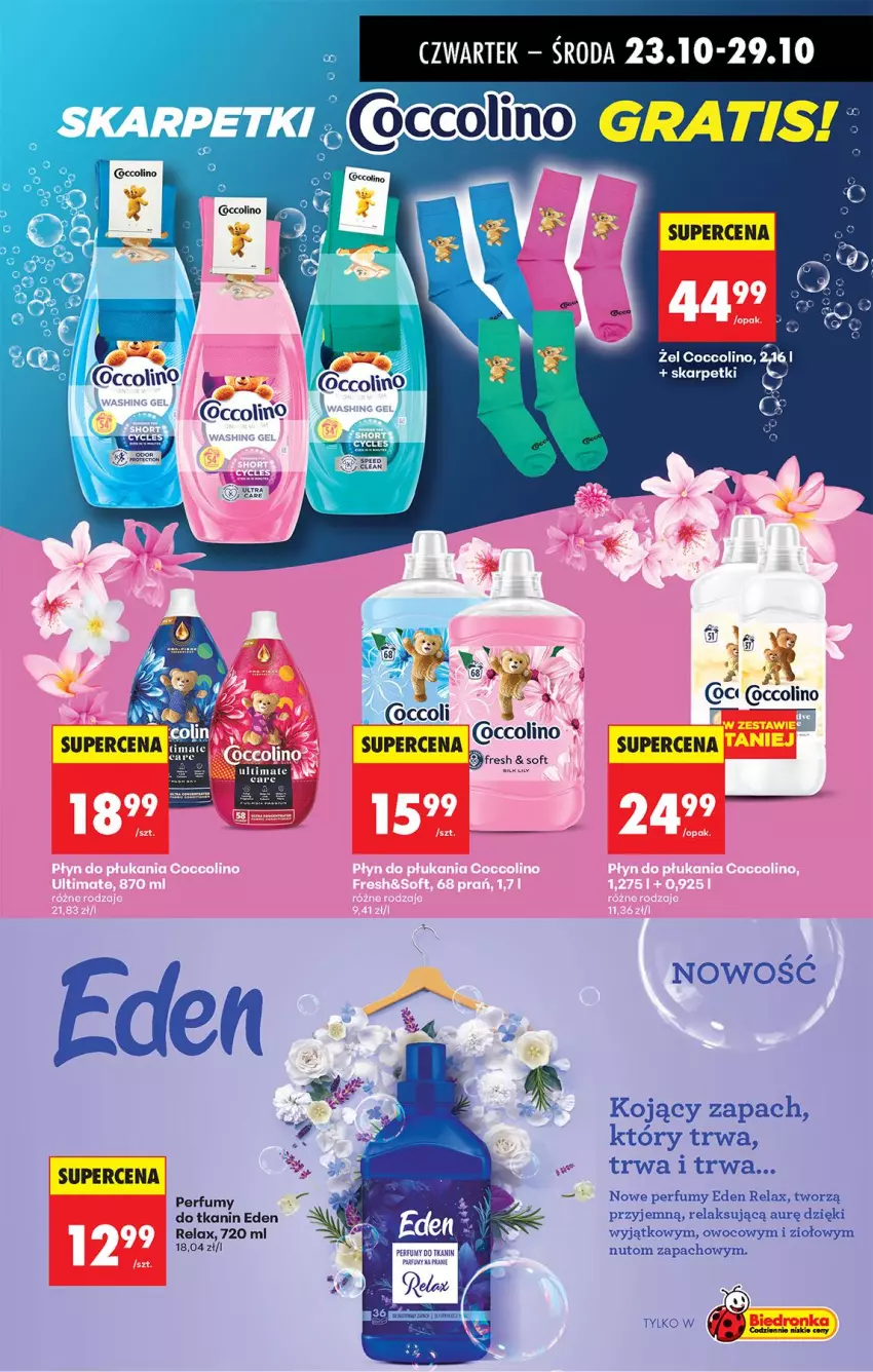 Gazetka promocyjna Biedronka - Od Czwartku - ważna 23.10 do 29.10.2025 - strona 81 - produkty: Coccolino, Fa, Kokos, Perfum, Por