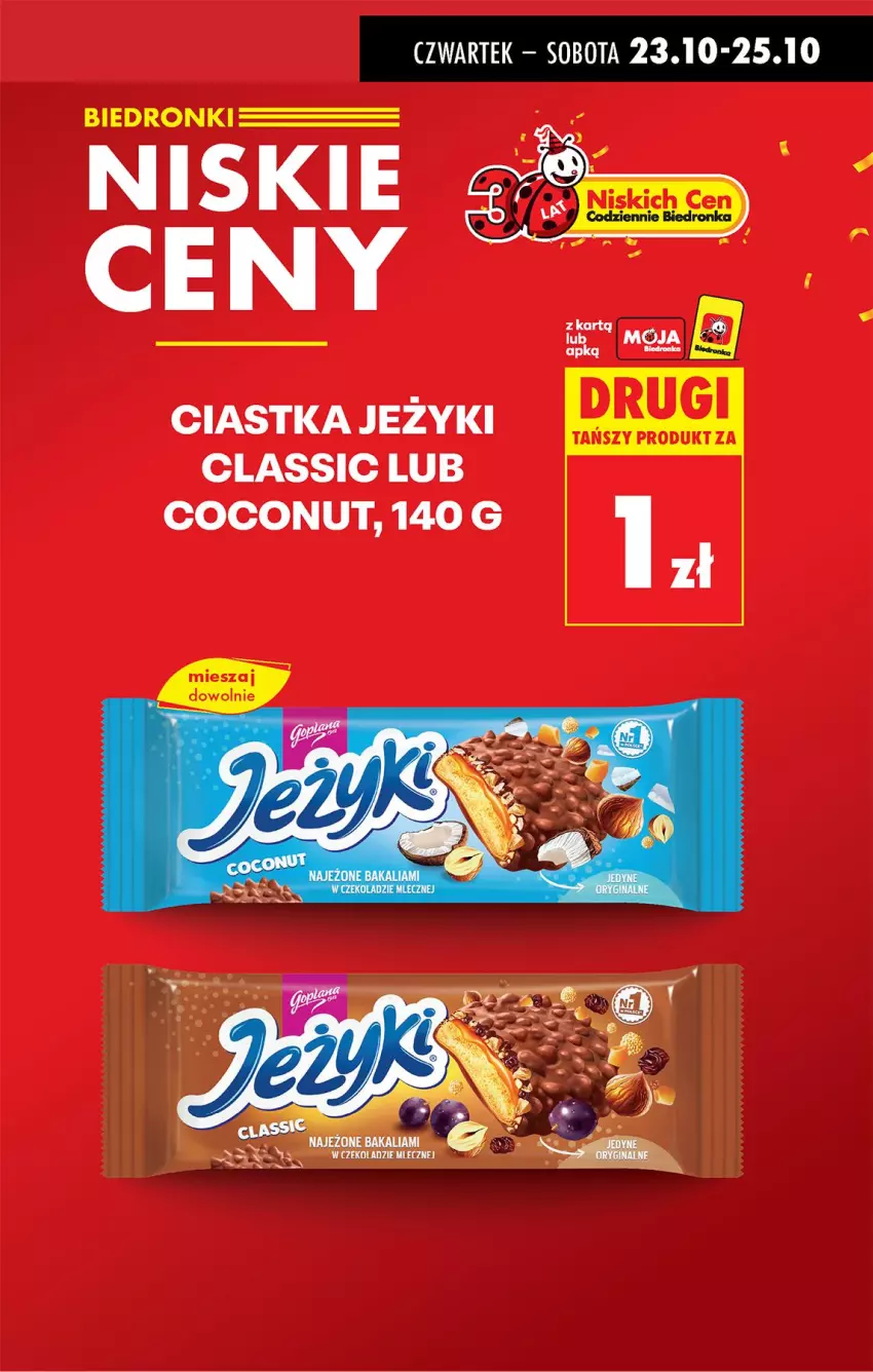 Gazetka promocyjna Biedronka - Od Czwartku - ważna 23.10 do 29.10.2025 - strona 9 - produkty: Ciastka
