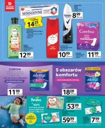 Gazetka promocyjna Selgros - Oferta spożywcza - Gazetka - ważna od 01.03 do 01.03.2023 - strona 26 - produkty: Pampers, Rexona, Old Spice, Majtki, Chusteczki, Always, Szampon, Podpaski, Carefree, Pieluchomajtki, Wkładki, Sensodyne