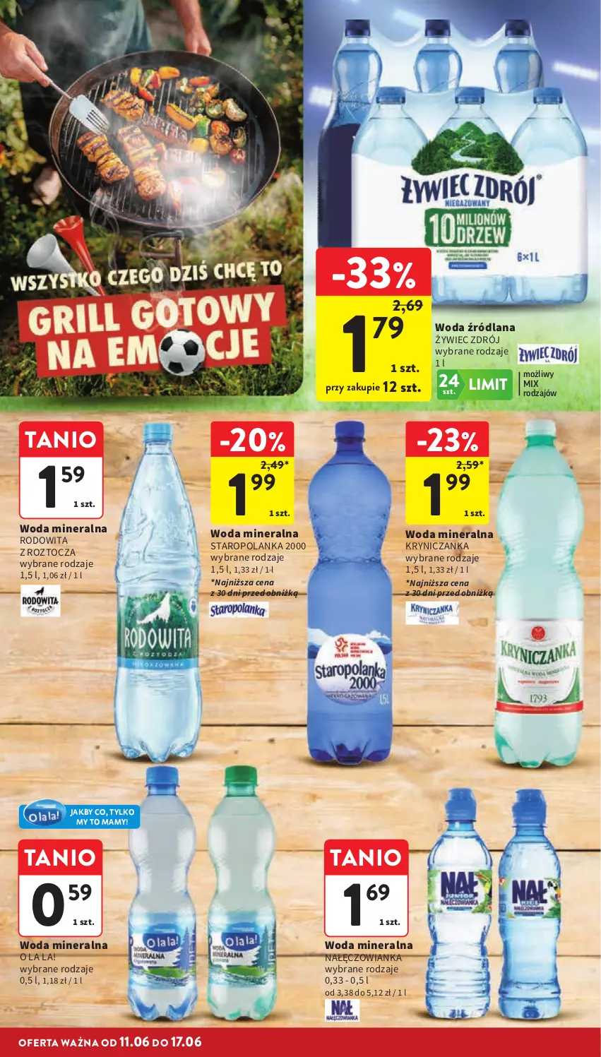 Gazetka promocyjna Intermarche - Gazetka promocyjna - ważna 11.06 do 17.06.2026 - strona 10 - produkty: LANA, Nałęczowianka, Staropolanka, Woda, Woda mineralna