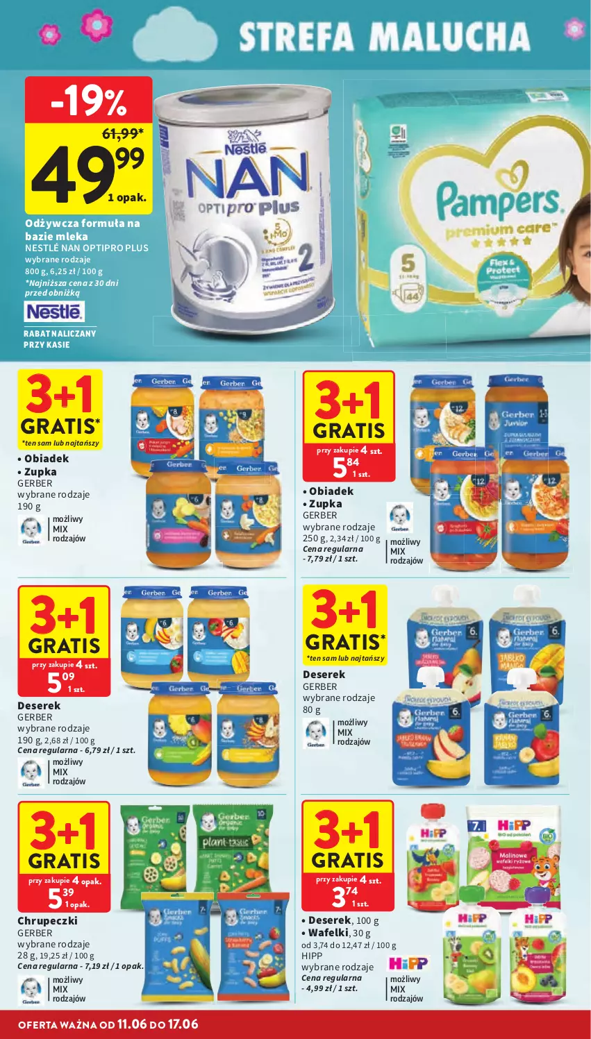 Gazetka promocyjna Intermarche - Gazetka promocyjna - ważna 11.06 do 17.06.2026 - strona 40 - produkty: Deser, Gerber, Gra, HiPP, NAN Optipro, Nestlé, Ser, Serek