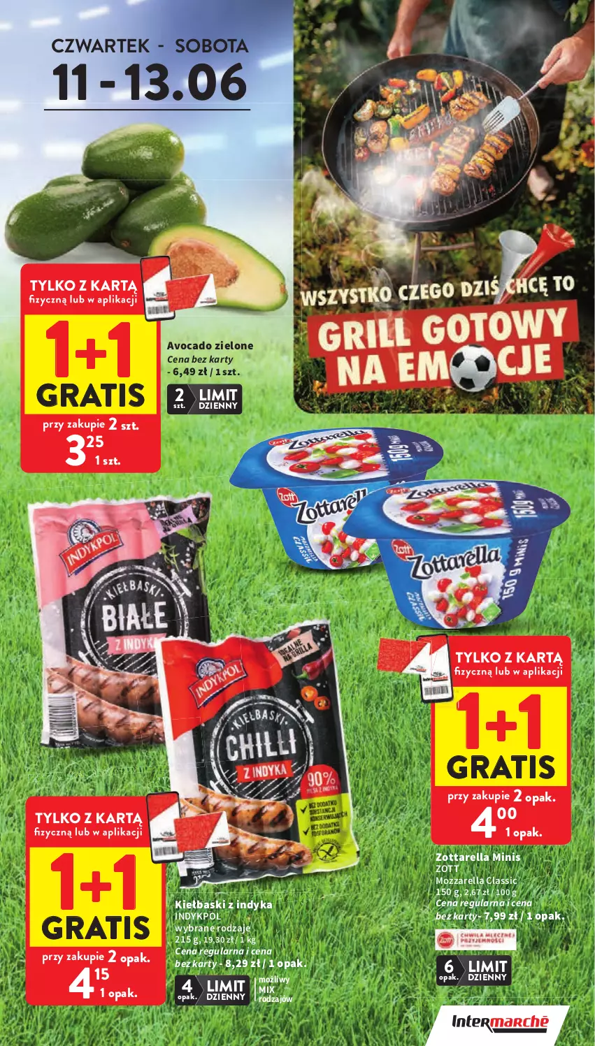 Gazetka promocyjna Intermarche - Gazetka promocyjna - ważna 11.06 do 17.06.2026 - strona 5 - produkty: Avocado, Gra, Mozzarella, Zott, Zottarella