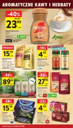 Gazetka promocyjna Intermarche - Gazetka promocyjna - Gazetka - ważna od 17.06 do 17.06.2026 - strona 34 - produkty: Nescafé, Kawa rozpuszczalna, Kawa ziarnista, Kawa mielona, Kawa, Tetley, Teekanne, Mocca Fix Gold, Jacobs, Woseba, Herbata, Napój