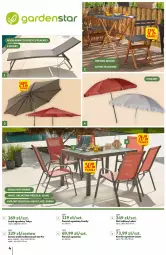 Gazetka promocyjna Auchan - GardenStar Hipermarkety - Gazetka - ważna od 21.05 do 21.05.2022 - strona 4 - produkty: Krzesło ogrodowe, Stolik, Stół, Parasol, Laur, Krzesło, Fa
