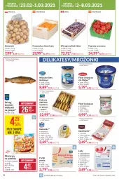 Gazetka promocyjna Makro - [Oferta promocyjna] Artykuły spożywcze i przemysłowe - Gazetka - ważna od 08.03 do 08.03.2021 - strona 2 - produkty: Piec, Warzywa, Mop, Pstrąg tęczowy, Papryka czerwona, Papryka, Ziemniaki, Pomarańcze, Tusz, Lody, Zapiekanka, Pieczarka, Winogrona, Galaretka, Pstrąg, Frytki, Wino, Gala