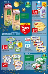 Gazetka promocyjna Auchan - Gazetka Magia Świąt Auchan Hipermarket - Gazetka - ważna od 14.12 do 14.12.2022 - strona 14 - produkty: Serek wiejski, Jogurt naturalny, Ser, Twaróg, Jogurt, Serek, Margaryna, Twaróg półtłusty, Mleko zagęszczone, Danio, Mleko
