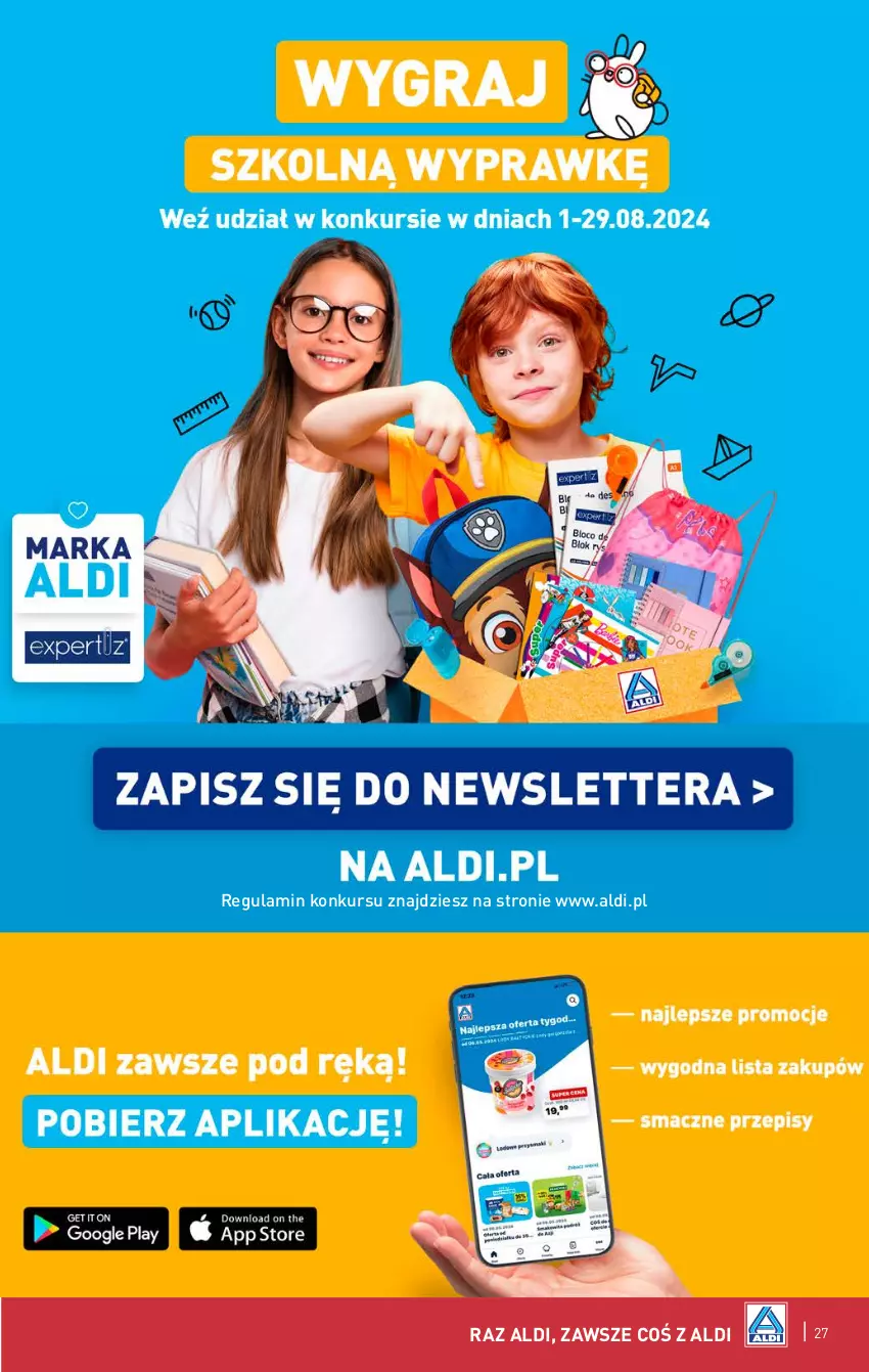 Gazetka promocyjna Aldi - Pełna oferta - ważna 12.08 do 17.08.2024 - strona 27 - produkty: Fa, Gra