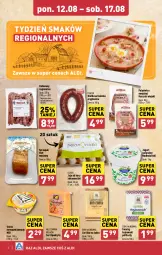 Gazetka promocyjna Aldi - Pełna oferta - Gazetka - ważna od 17.08 do 17.08.2024 - strona 6 - produkty: Polędwica, Jogurt naturalny, Ser, Gin, Twaróg, Zupa, Jaja, Jogurt, Serek homogenizowany, Serek, Kabanos, Kiełbasa