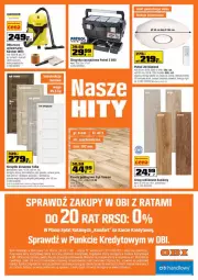 Gazetka promocyjna Obi - Gazetka OBI - Gazetka - ważna od 03.08 do 03.08.2021 - strona 16 - produkty: Plafon, Odkurzacz, Skrzydło drzwiowe, Skrzynka narzędziowa, Tera, Plafon LED, Waga, Drzwi, Gres, Fa