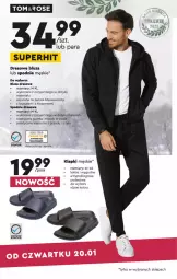 Gazetka promocyjna Biedronka - Okazje tygodnia - Gazetka - ważna od 30.01 do 30.01.2022 - strona 31 - produkty: Klapki, Dres, Spodnie, Bluza, Spodnie dresowe