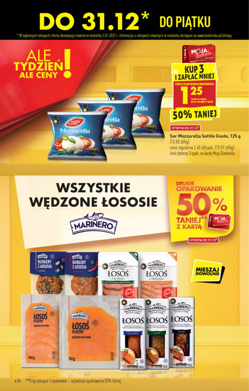 Gazetka promocyjna Biedronka - W tym tygodniu - ważna 30.12 do 31.12.2021 - strona 4 - produkty: Fa, Mozzarella, Ser