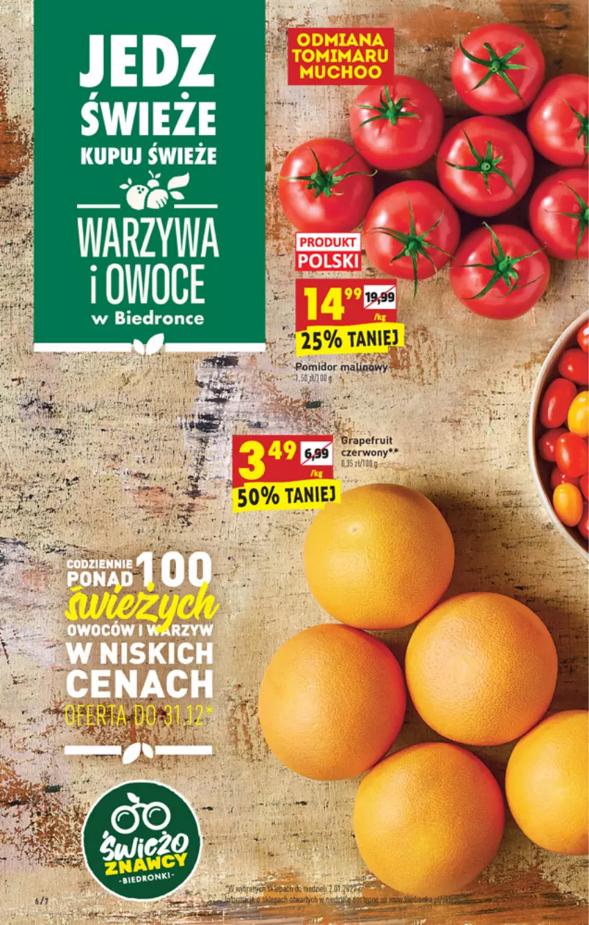 Gazetka promocyjna Biedronka - W tym tygodniu - ważna 30.12 do 31.12.2021 - strona 6 - produkty: Gra, Owoce