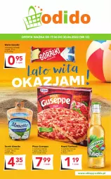 Gazetka promocyjna Odido - Lato wita okazjami! - Gazetka - ważna od 30.06 do 30.06.2022 - strona 1 - produkty: Ser, Serek, Pizza, Tymbark, Napój, Almette, Góralki
