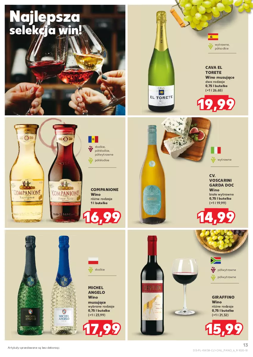 Gazetka promocyjna Kaufland - Barek Kauflandu - ważna 19.09 do 02.10.2024 - strona 13 - produkty: AniOne, Mus, Wino, Wino białe, Wino musujące