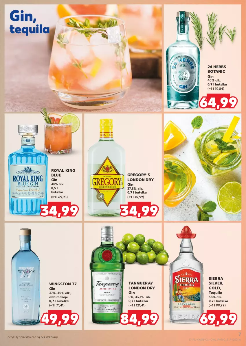 Gazetka promocyjna Kaufland - Barek Kauflandu - ważna 19.09 do 02.10.2024 - strona 7 - produkty: Gin, Tequila, Wingston 77