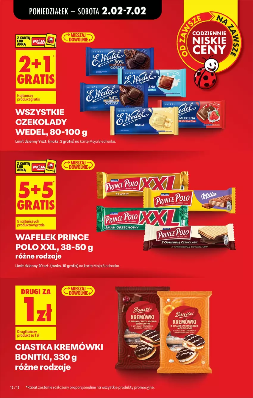 Gazetka promocyjna Biedronka - Gazetka - ważna 02.02 do 09.02.2026 - strona 14 - produkty: Ciastka, Gra, Por, Prince Polo, Wafelek