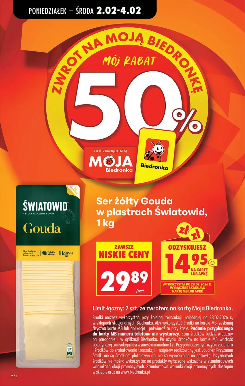 Gazetka promocyjna Biedronka - Gazetka - ważna 02.02 do 09.02.2026 - strona 2 - produkty: Gouda, Mus, Ser, Telefon, Tran