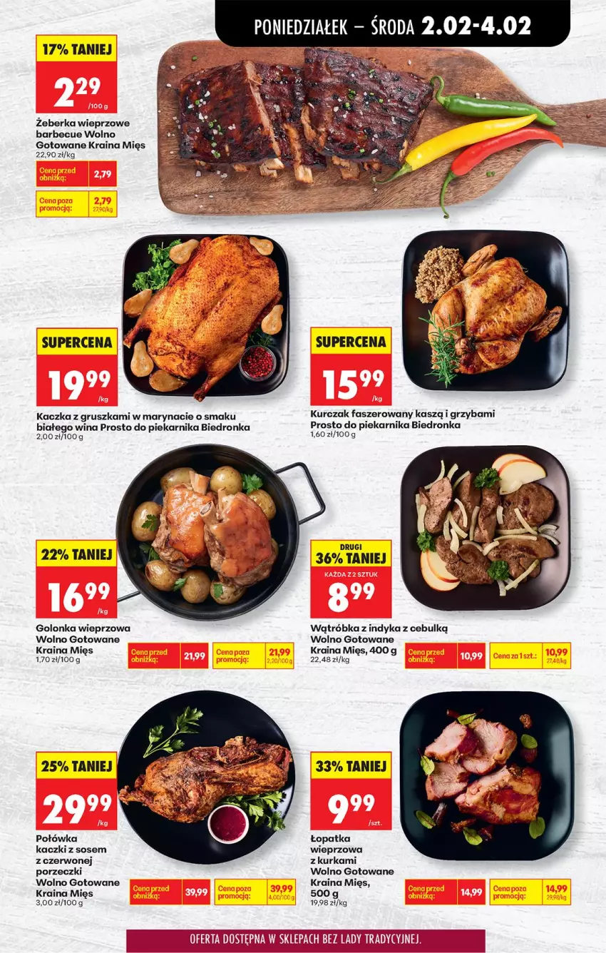 Gazetka promocyjna Biedronka - Gazetka - ważna 02.02 do 09.02.2026 - strona 35 - produkty: Fa, Golonka wieprzowa, Kaczka, Kurczak, Piekarnik, Por, Sos
