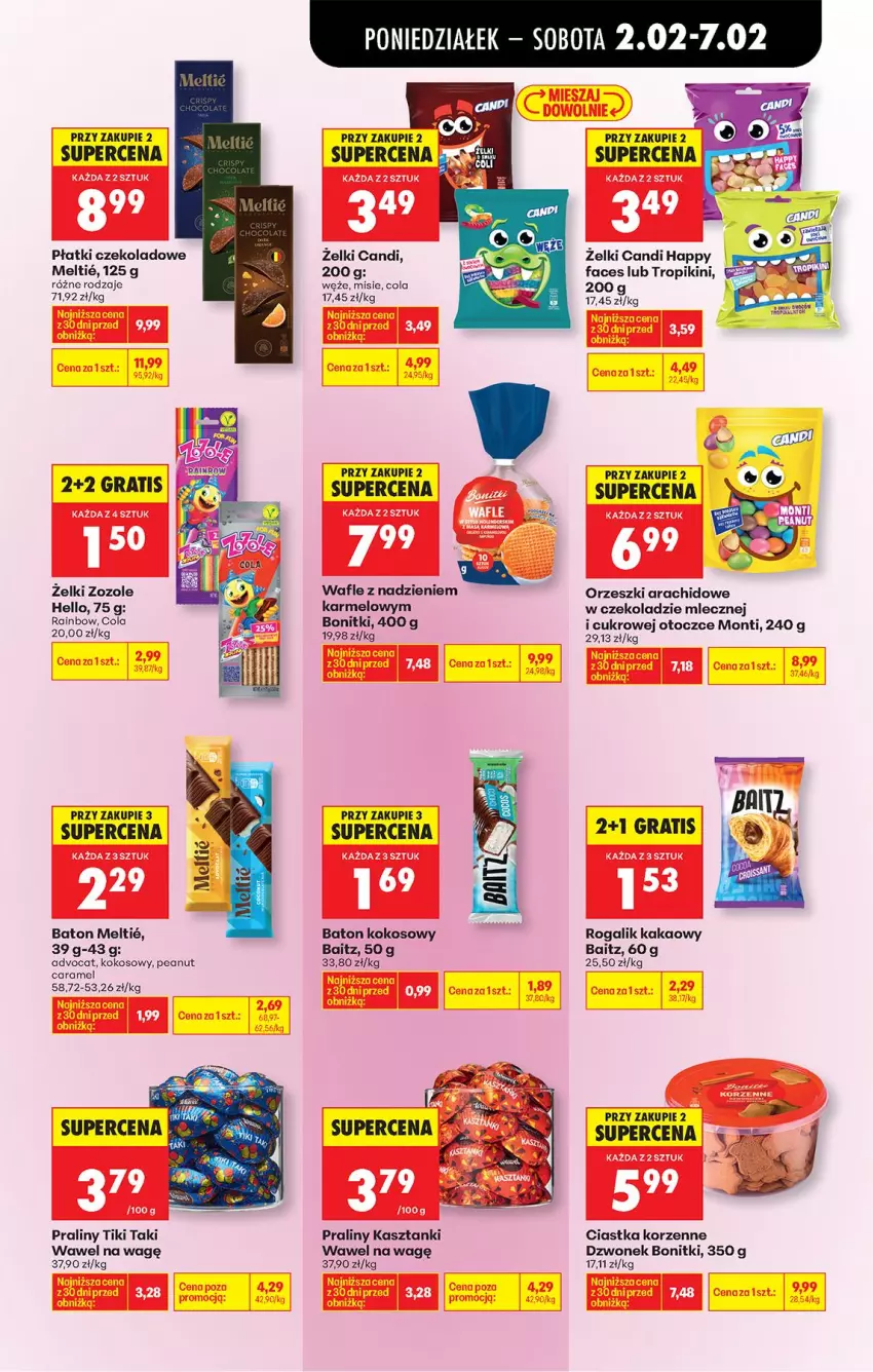 Gazetka promocyjna Biedronka - Gazetka - ważna 02.02 do 09.02.2026 - strona 57 - produkty: Baton, Bonitki, Ciastka, Dzwonek, Fa, Gra, Kakao, Kokos, Orzeszki, Praliny, Rogal, Wafle, Wawel