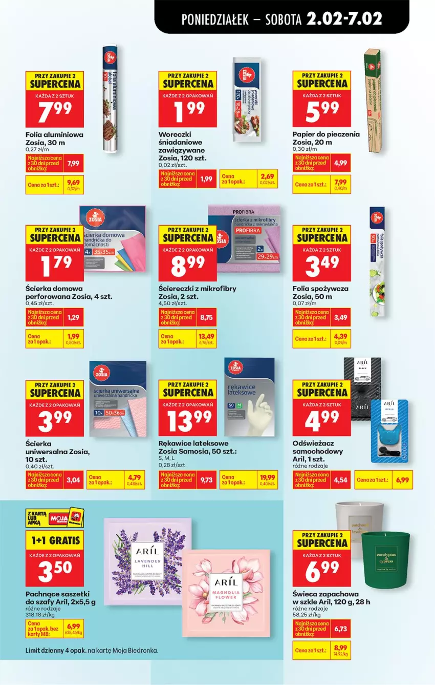 Gazetka promocyjna Biedronka - Gazetka - ważna 02.02 do 09.02.2026 - strona 75 - produkty: Danio, Fa, Folia aluminiowa, Gra, Papier, Papier do pieczenia, Piec, Rękawice, Rękawice lateksowe