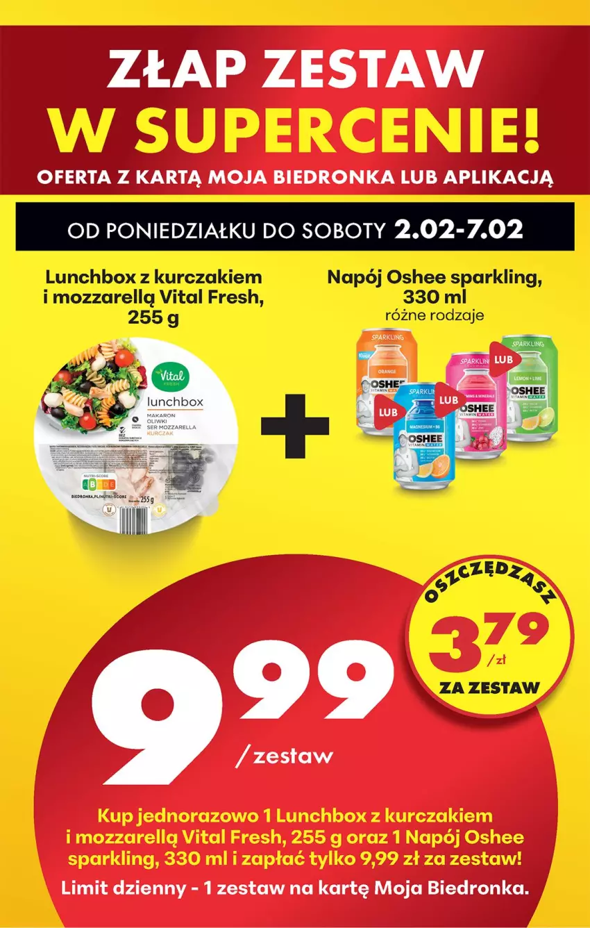 Gazetka promocyjna Biedronka - Gazetka - ważna 02.02 do 09.02.2026 - strona 81 - produkty: Kurczak, Napój, Oshee