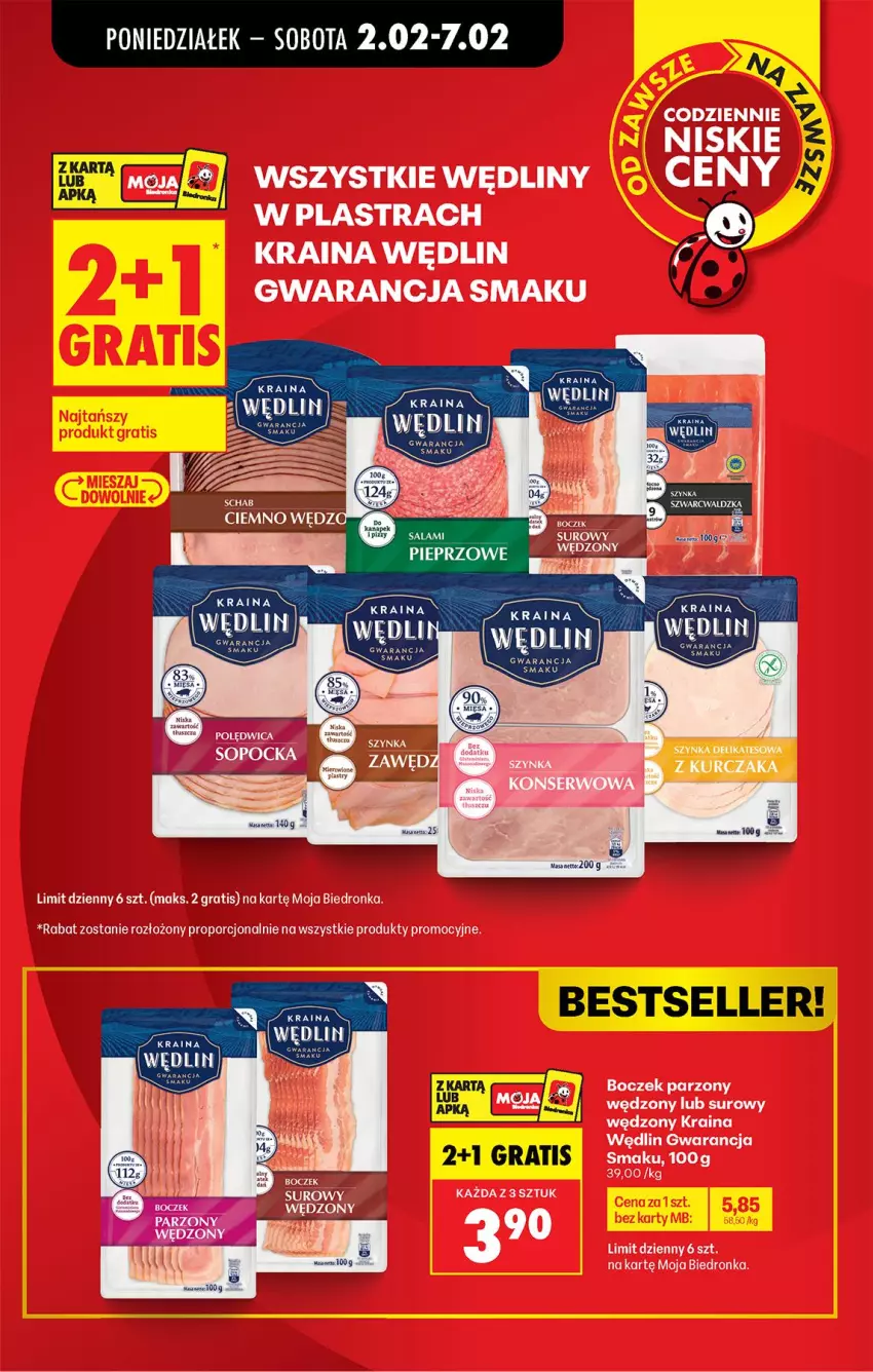 Gazetka promocyjna Biedronka - Gazetka - ważna 02.02 do 09.02.2026 - strona 9 - produkty: Boczek, Dell, Gra, Polędwica